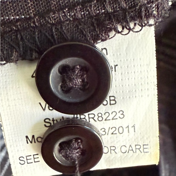 Burnside Men’s Plaid Button-Down Shirt Long Sleeve Western Black Gray - Picture 6 of 10